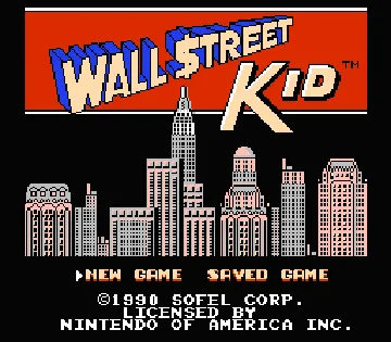 Wall Street Kid (USA) screen shot title